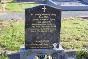 Egan Gillian Margaret nee Leonard Kent and Castlerea